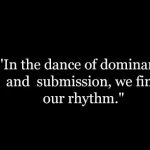 Find our rhythm.