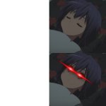 Rikka I sleep meme template