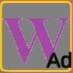 Purple Wikipedia logo template