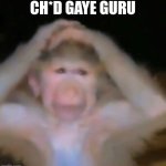 Chud gaye guru | CH*D GAYE GURU | image tagged in chud gaye guru | made w/ Imgflip meme maker