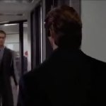 Patrick bateman walking GIF Template