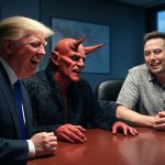 Donald Trump Elon Musk #Elonald Satan