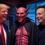 Trump Musk Satan #Elonald Evil DOGE Republican