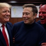 Donald Trump Elon Musk #Elonald Satan