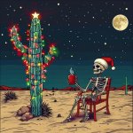 christmas skeleton