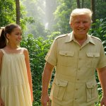 Trump girl jungle