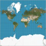 Mercator map