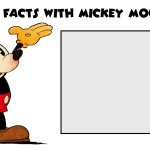 Fun Facts With Mickey Mouse template