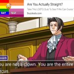 this is a clown | image tagged in you are not a clown you are the entire circus | made w/ Imgflip meme maker