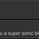 Super sonic blowjob meme