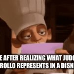 “And he shall smite the wicked and plunge them into the fiery pit!” | ME AFTER REALIZING WHAT JUDGE CLAUDE FROLLO REPRESENTS IN A DISNEY MOVIE | image tagged in gifs,pixar | made w/ Imgflip video-to-gif maker