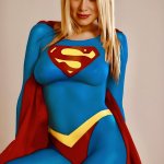 Supergirl | image tagged in supergirl,cosplay,superman,memes | made w/ Imgflip meme maker