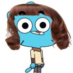 Gumball with hair meme