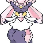 Diancie Sleeping (Front View)