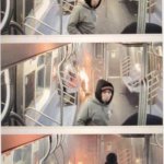 Burning Woman NYC Subway