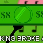 F**king broke ass