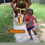 Happy New Year, Fun Stream...! | 2019–2025; Humans; That's Quite 

Enough, Thanks. OzwinEVCG | image tagged in orangutan chasing girl on a tricycle,happy new year,2020s,2025,animals,human species | made w/ Imgflip meme maker