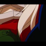 Rogue crying in nightcrawler's arms