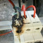 Burnt Electric Wire