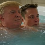 Donald Trump Elon Musk #elonald bath tub