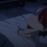 Todoroki sleeping meme