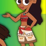 Moana in Johnny Test Style