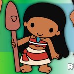 Moana in Sanrio Style