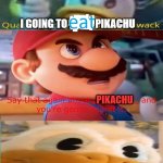 mario saves pikachu