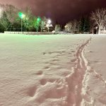 Outdoor Rink Snow