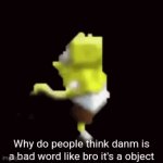 . | Why do people think danm is a bad word like bro it's a object | image tagged in gifs,oh wow are you actually reading these tags | made w/ Imgflip video-to-gif maker