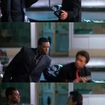 Rush Hour gun switch scene