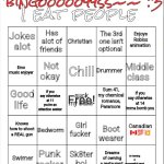 Celsius bingo template