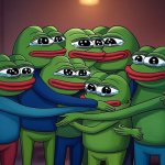 Pepe group hug