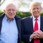 Donald Trump and Bernie Sanders