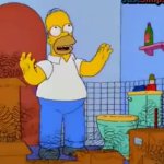 homer spring toilet GIF Template