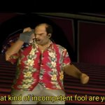 What kind of incompetent fool are you