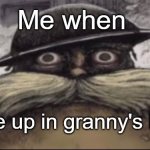 PTSD flashblacks | Me when; I wake up in granny's house | image tagged in ptsd lorax,memes | made w/ Imgflip meme maker