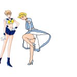 Sailor Uranus and Cinderella Bellies