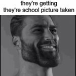 fashion show | 5 year olds when they're getting they're school picture taken | image tagged in gifs,5 year olds,giga chad,ice cream | made w/ Imgflip video-to-gif maker