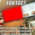 Fun fact meme