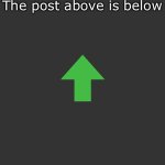 The post above is below