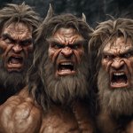 Angry cavemen