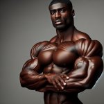 big buff black guy