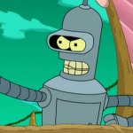 Bender poiting finger
