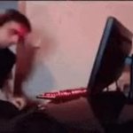 gamer rage GIF Template