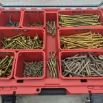 Milwaukee Packout filled with screws