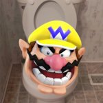 Skibidi Toilet Wario | image tagged in toilet seat up,skibidi toilet,wario | made w/ Imgflip meme maker