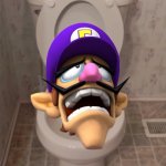Skibidi Toilet Waluigi | image tagged in toilet seat up,skibidi toilet,waluigi | made w/ Imgflip meme maker