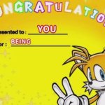 congratulations tails template