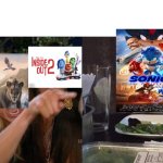 salty disney | image tagged in memes,woman yelling at cat,mufasa,sonic the hedgehog,shadow the hedgehog,lion king | made w/ Imgflip meme maker